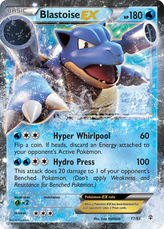 Blastoise EX 17/83 (Generations)  - Holofoil