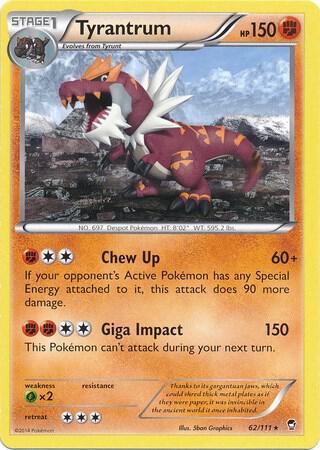 Tyrantrum 062/111 (Miscellaneous Cards & Products)  - Cosmo Holofoil