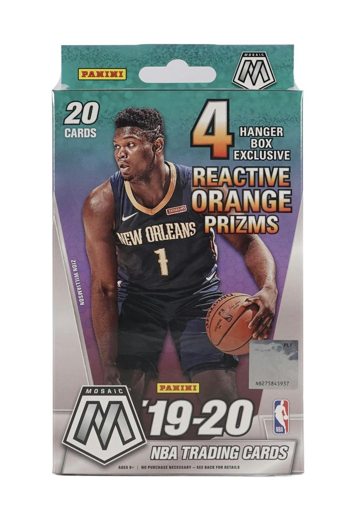 2019/20 Panini Mosaic NBA Basketball 20-Card Hanger Box