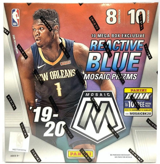 2019/20 Panini Mosaic NBA Basketball Mega Sports Cards Box