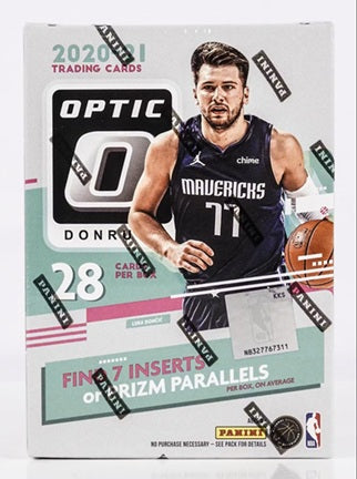 2020-21 Panini Donruss Optic NBA Basketball 7-Pack Blaster Box