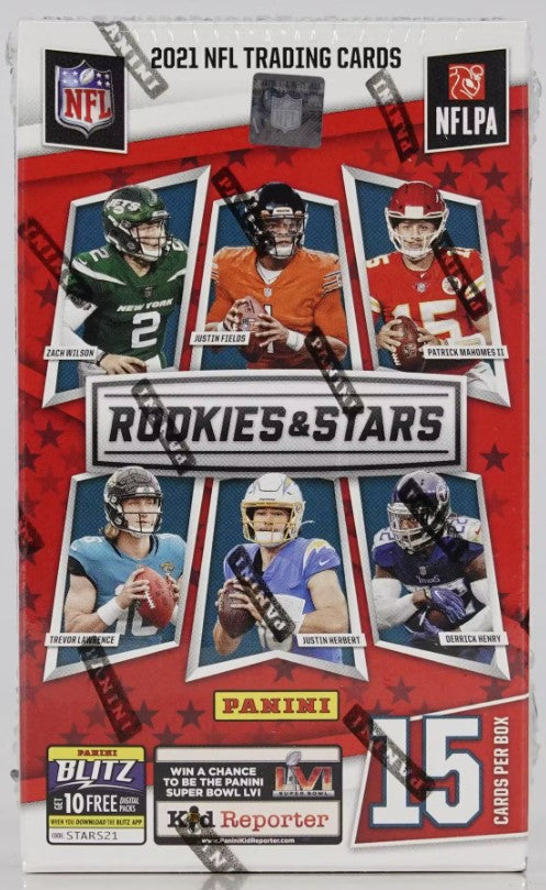 2021 Panini NFL Rookies & Stars Football Cereal Box