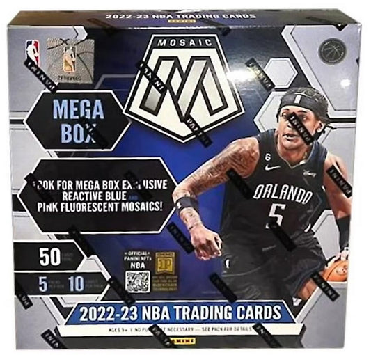 2022-23 Panini Mosaic Basketball Mega Box (Blue & Pink Mosaics)