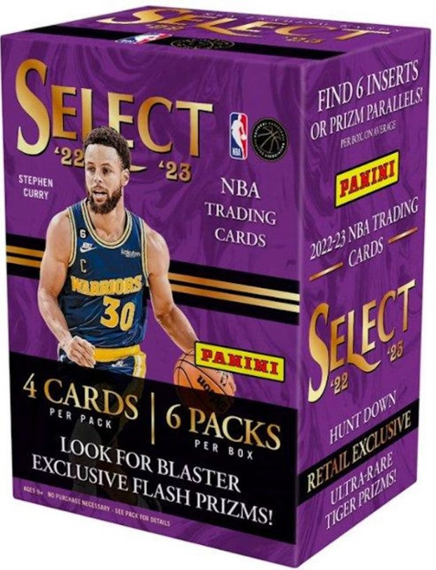 2022/23 Panini Select Basketball NBA 24 Card Blaster Box (Green Ice Prizms)