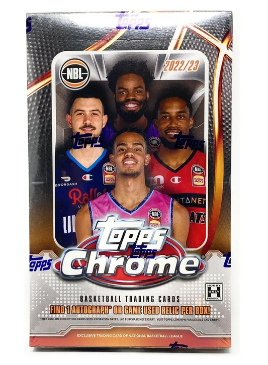 2022/23 Topps NBL Basketball Chrome Hobby Box