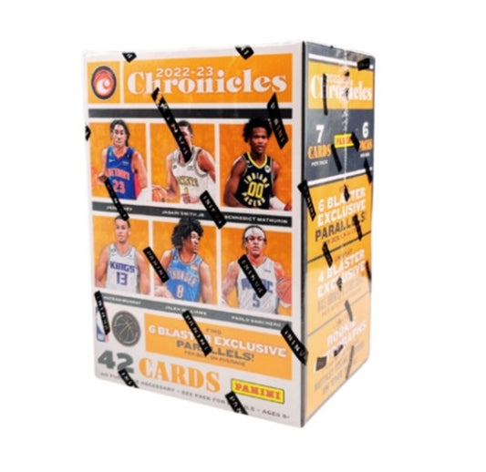 2022/23 Panini Chronicles NBA Basketball 6-Pack Blaster Box