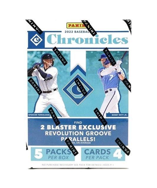 2022 Panini Chronicles Baseball 5-Pack Blaster Box