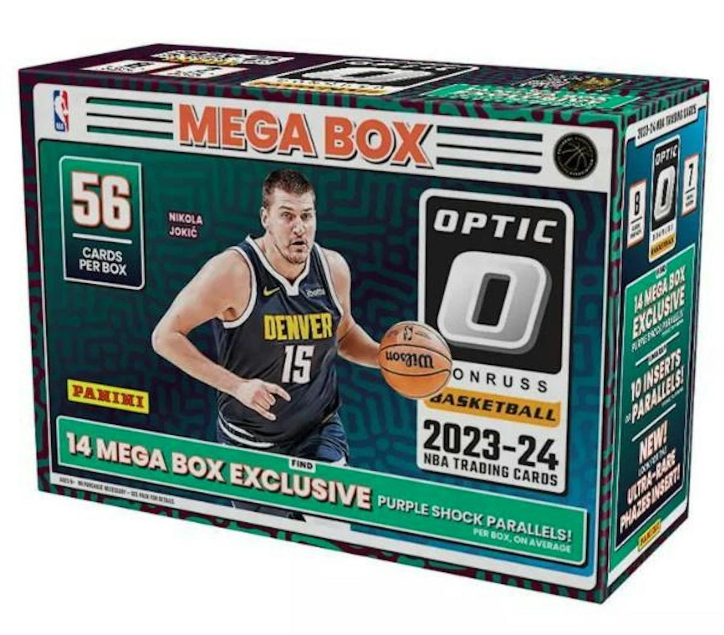 2023/24 Panini Donruss Optic Basketball 7-Pack Mega Box (Purple Shock)