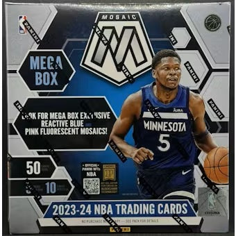 2023/24 Panini Mosaic Basketball Mega Box (Blue & Pink!)