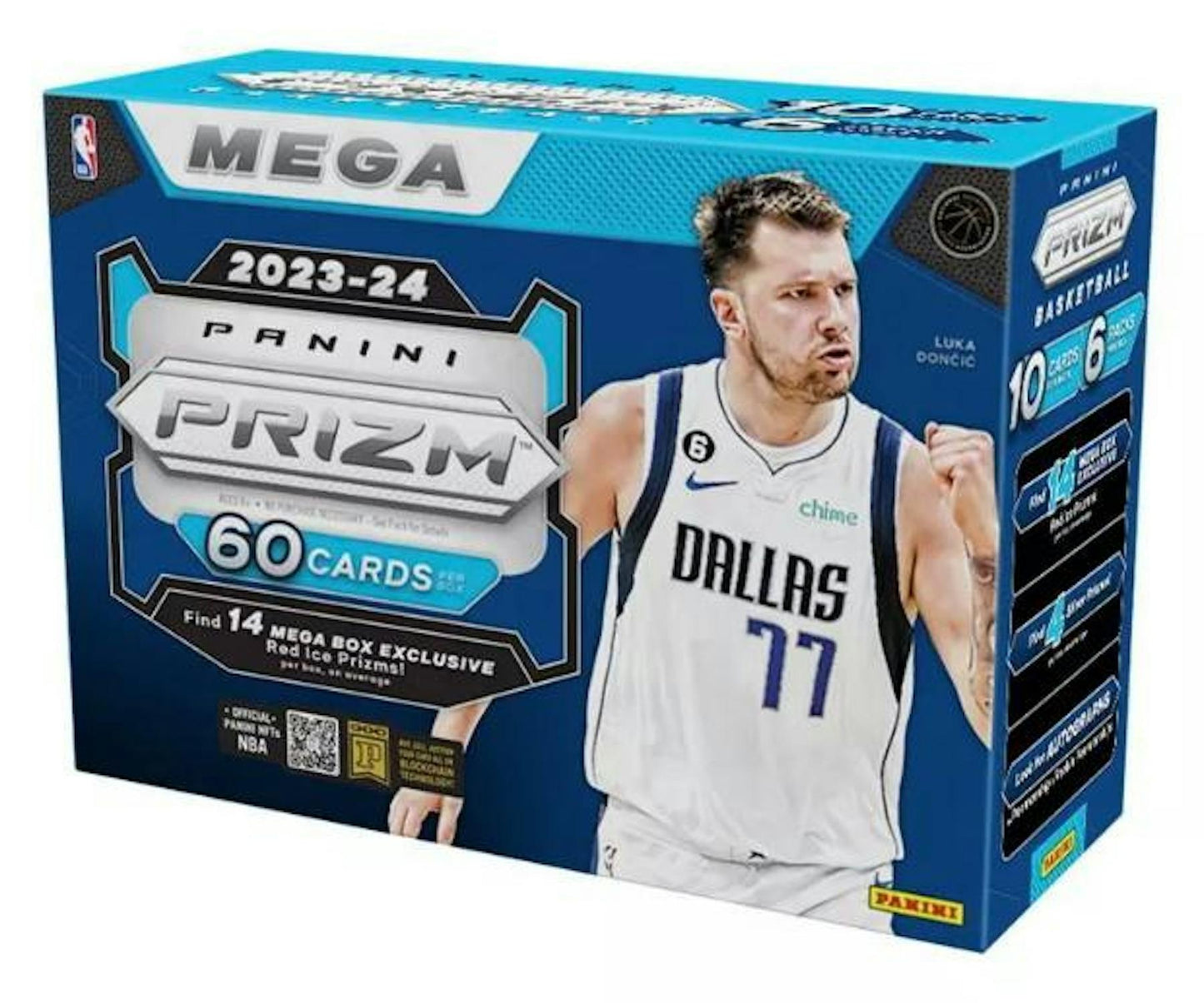 2023/24 Panini Prizm NBA Basketball 6-Pack Mega Box (Red Ice Prizms) Trading Cards