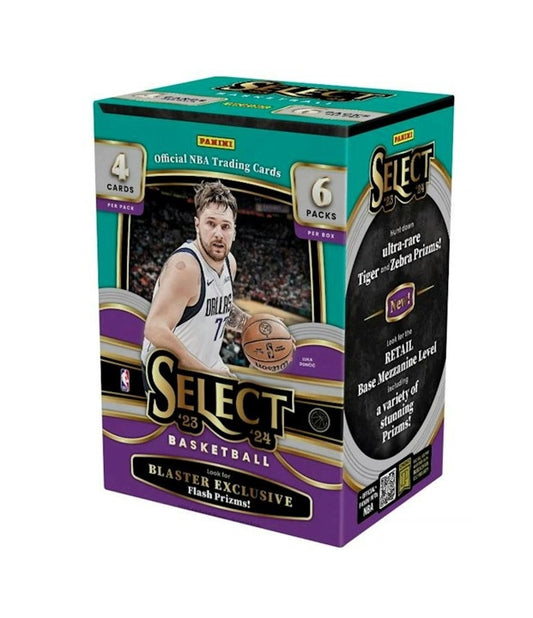 2023/24 Panini Select Basketball 6-Pack Blaster Box (Flash Prizms)