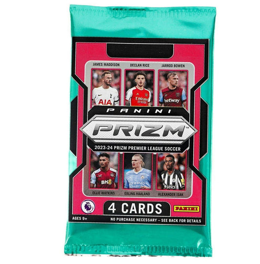 2023/24 Panini Prizm Premier League EPL Soccer Retail 4 Trading Card Pack