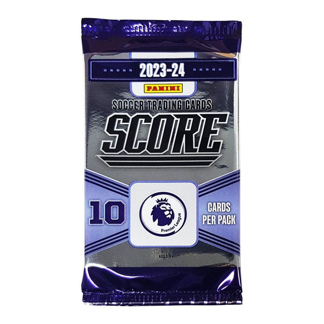 2023-2024 Panini Score Premier League Soccer 10 Trading Card Pack