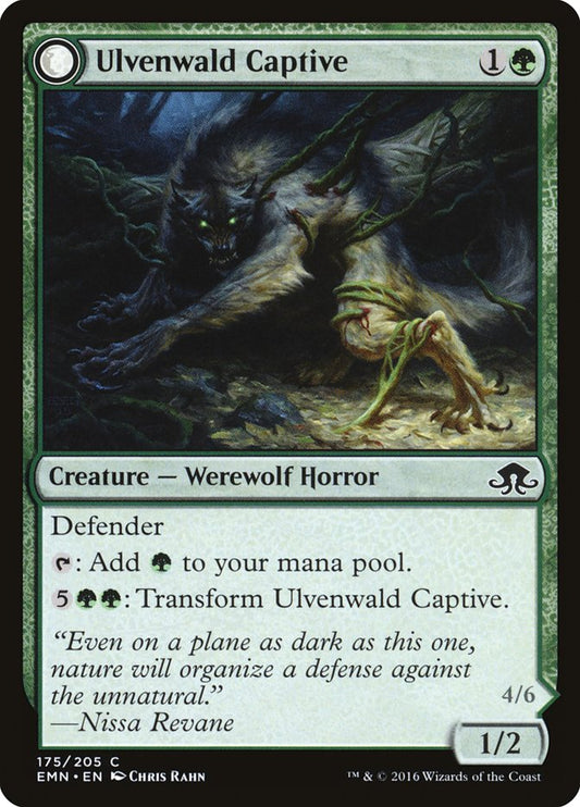 Ulvenwald Captive // Ulvenwald Abomination 175/205 (Eldritch Moon) 