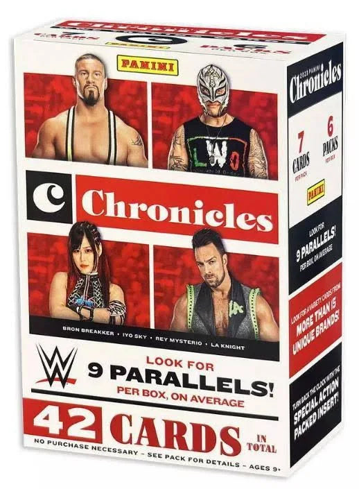 2023 Panini Chronicles WWE Wrestling 6 pack Blaster Box - Sports Trading Cards