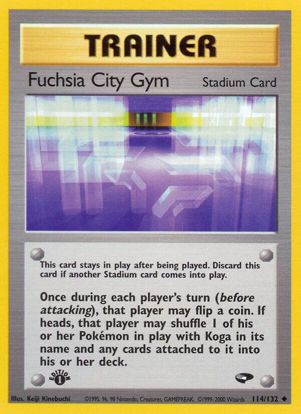 Fuchsia City Gym 114/132 (Gym Challenge)  - 1st Edition