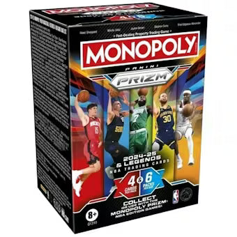 2024/25 Panini Prizm Monopoly Basketball 6-Pack Blaster Box (Millionaire Black Inserts!)