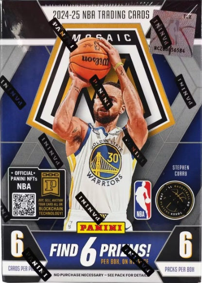 2024/25 Panini Mosaic Basketball 6-Pack Blaster Box