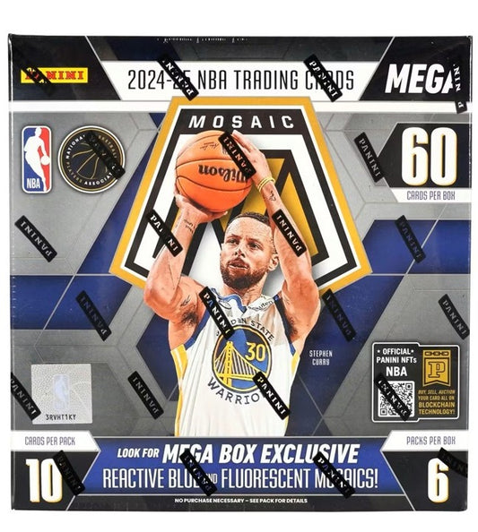 2024/25 Panini Mosaic Basketball Mega Box (Reactive Blue!)