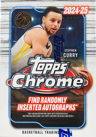 2024/25 Topps Chrome Basketball 8-Pack Blaster Box