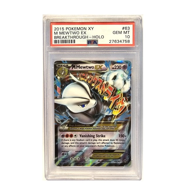 PSA 10 - 2015 POKEMON XY MEGA MEWTWO EX #63 - HOLO - XY BREAKTHROUGH