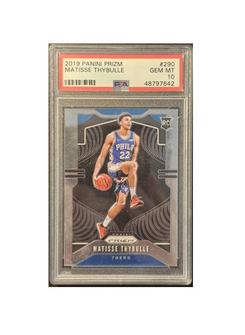PSA 10 - MATISSE THYBULLE #290 - 2019 PANINI PRIZM
