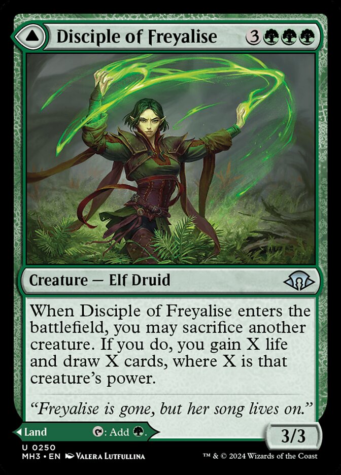 Disciple of Freyalise // Garden of Freyalise 250 (Modern Horizons 3) 