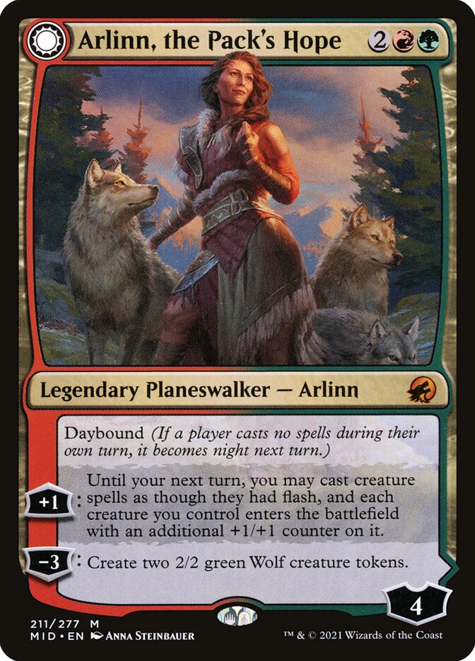 Arlinn the Packs Hope 211 (Innistrad: Midnight Hunt) 
