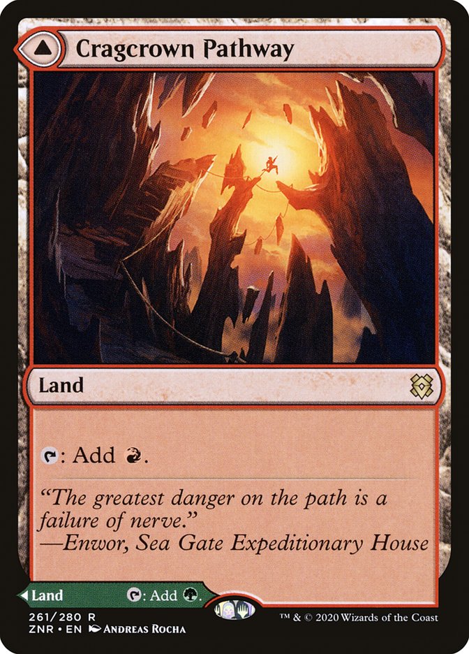 Cragcrown Pathway // Timbercrown Pathway 261 (Zendikar Rising) 