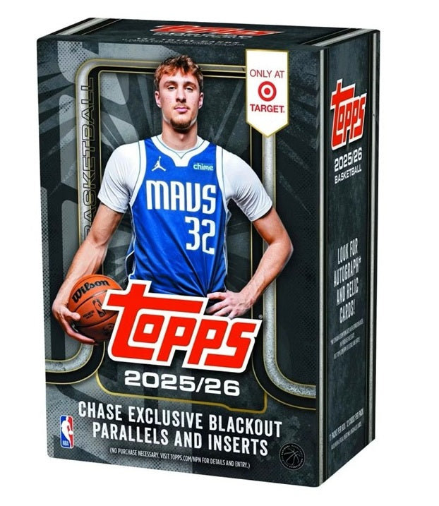 2025/26 Topps (Black Friday Edition) Basketball NBA 11-pack Blaster Box (Blackout Parallels!)