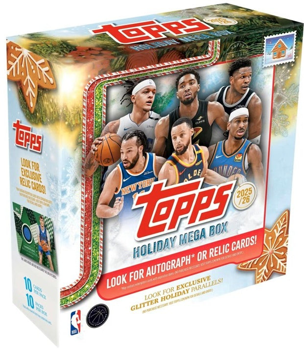 2025/26 Topps Holiday Basketball NBA Mega Box