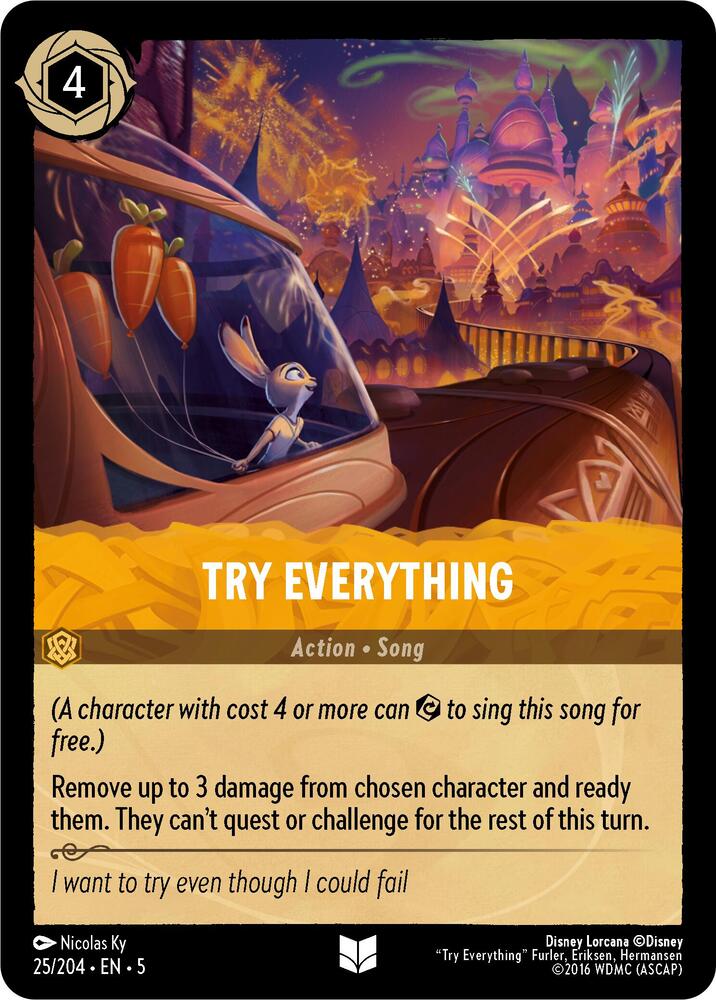 Try Everything 25/204 (Shimmering Skies)  - Cold Foil