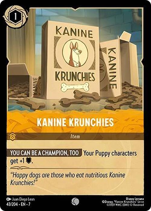 Kanine Krunchies 43/204 (Archazia's Island)  - Cold Foil