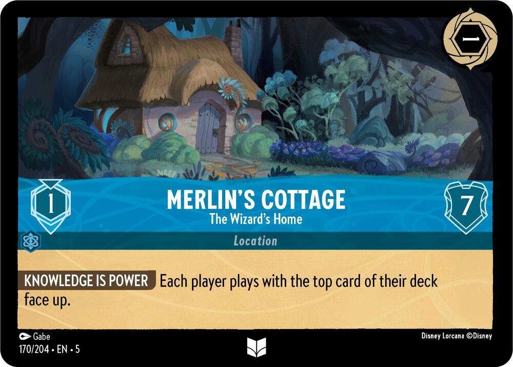 Merlin's Cottage, The Wizard's Home 170/204 (Shimmering Skies) 