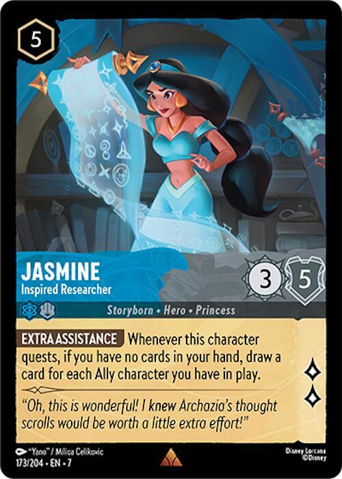 Jasmine, Inspired Researcher 173/204 (Archazia's Island) 
