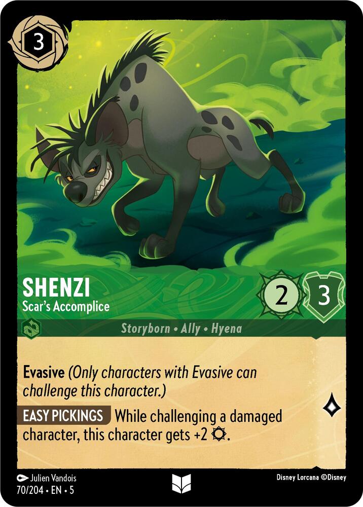 Shenzi, Scar's Accomplice 70/204 (Shimmering Skies) 