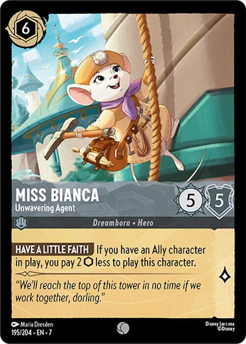 Miss Bianca, Unwavering Agent 195/204 (Archazia's Island) 