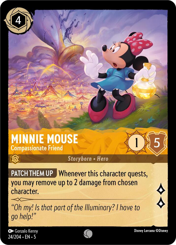 Minnie Mouse, Compassionate Friend 24/204 (Shimmering Skies)  - Cold Foil