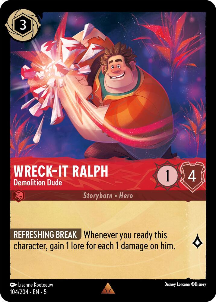 Wreck-It Ralph, Demolition Dude 104/204 (Shimmering Skies) 