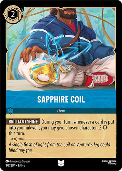 Sapphire Coil 179/204 (Archazia's Island)  - Cold Foil