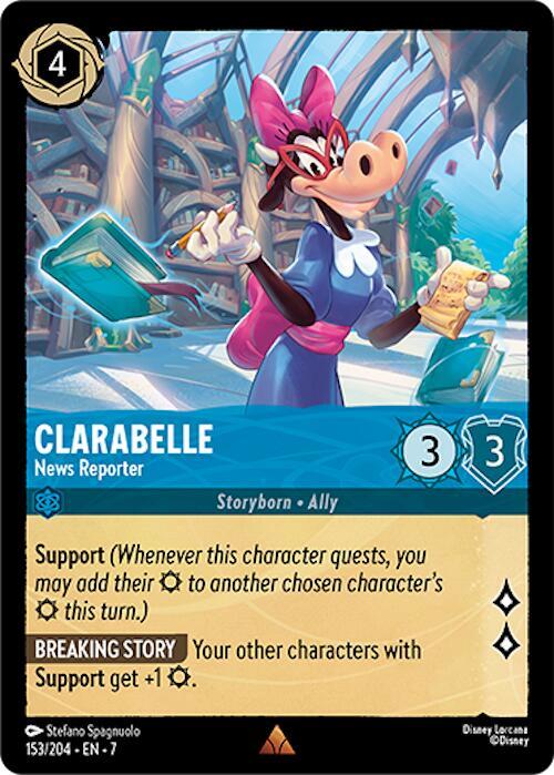 Clarabelle, News Reporter 153/204 (Archazia's Island) 