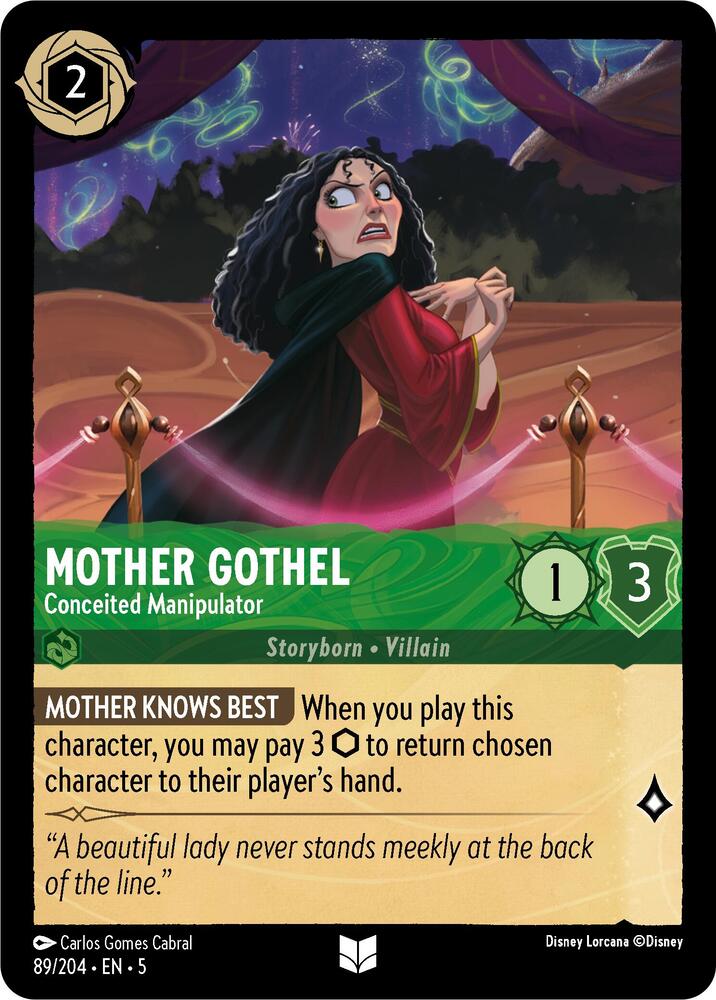 Mother Gothel, Conceited Manipulator 89/204 (Shimmering Skies) 