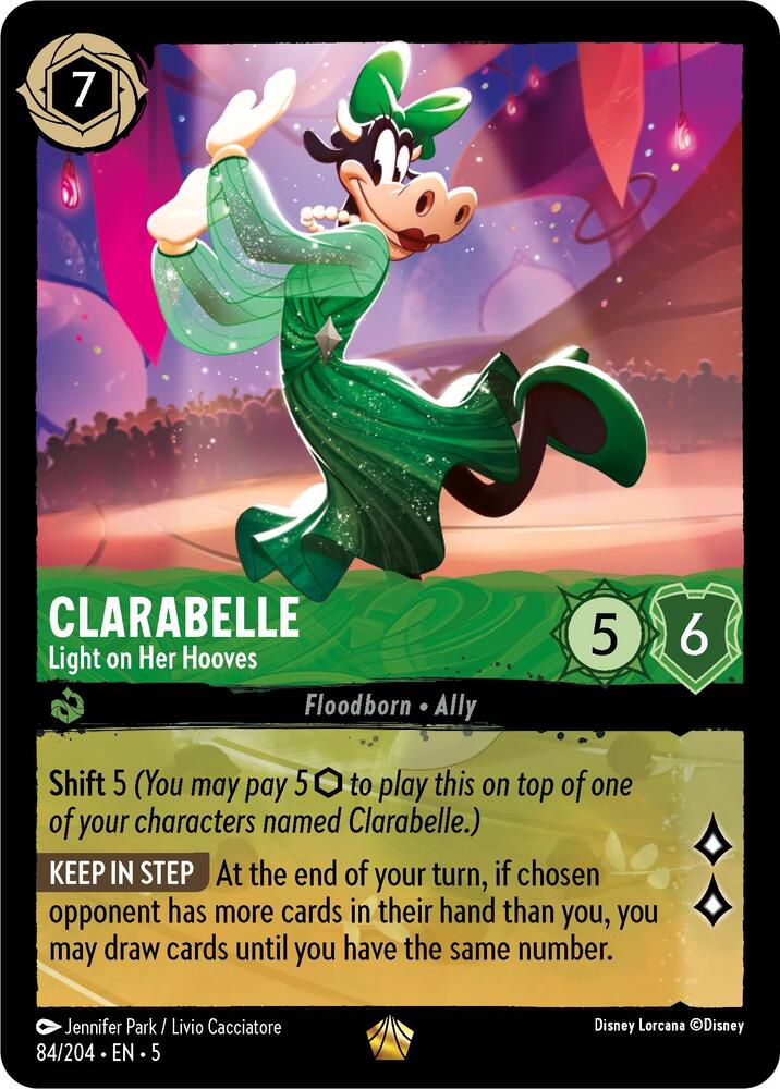 Clarabelle, Light on Her Hooves 84/204 (Shimmering Skies) 
