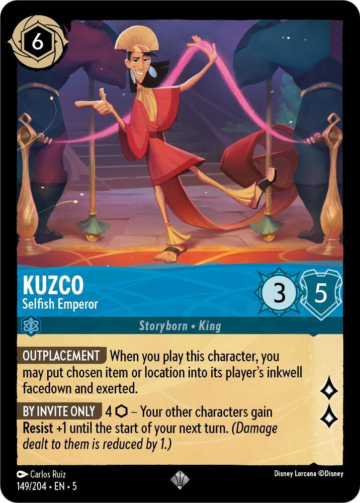 Kuzco, Selfish Emperor 149/204 (Shimmering Skies) 