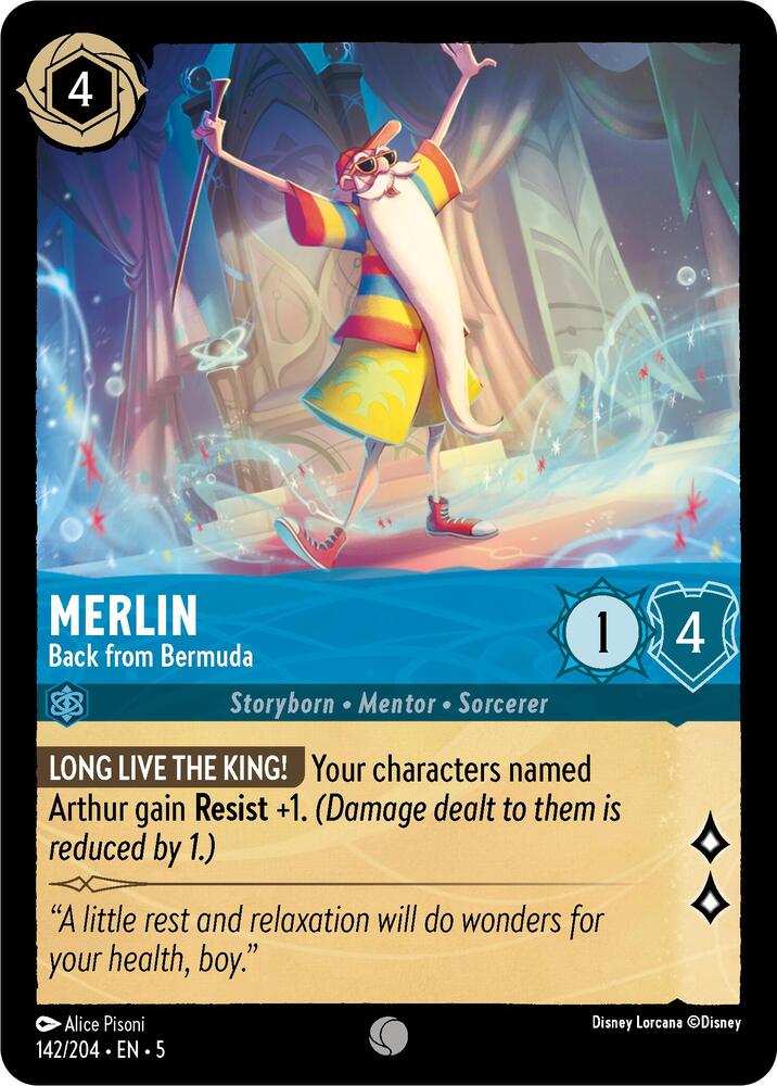 Merlin, Back from Bermuda 142/204 (Shimmering Skies) 