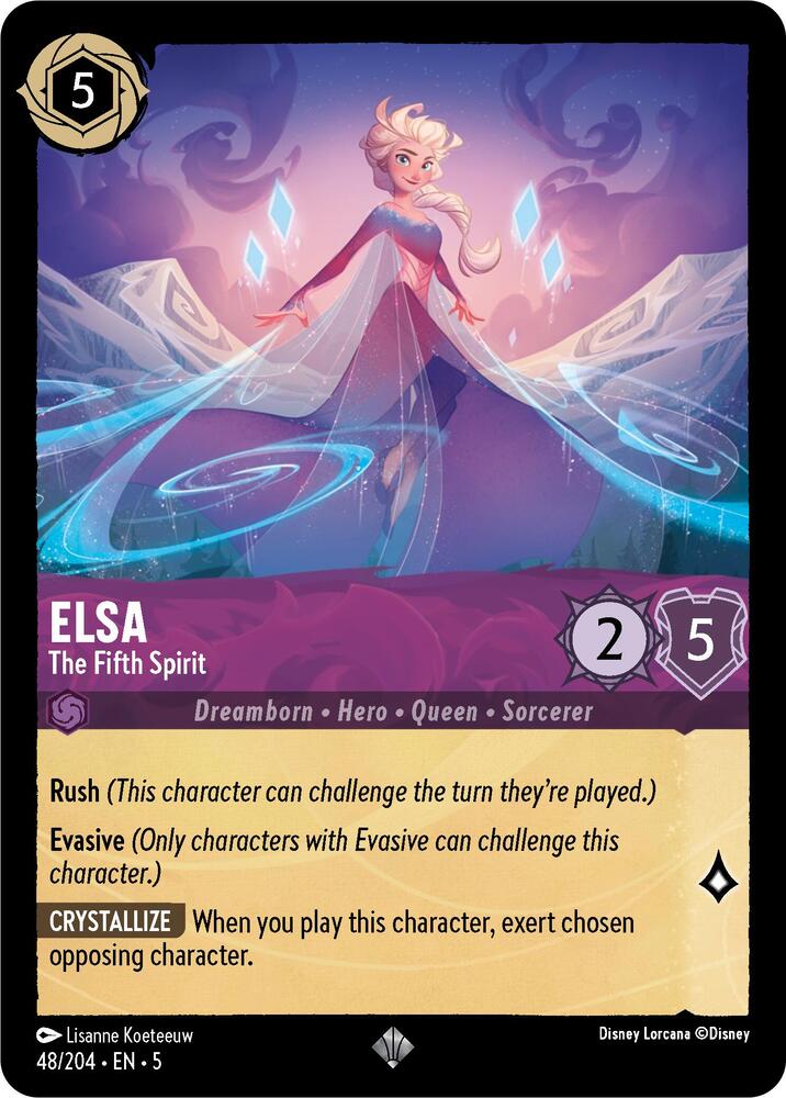 Elsa, The Fifth Spirit 48/204 (Shimmering Skies) 