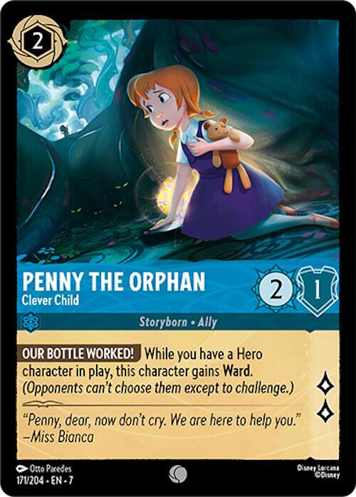 Penny the Orphan, Clever Child 171/204 (Archazia's Island)  - Cold Foil