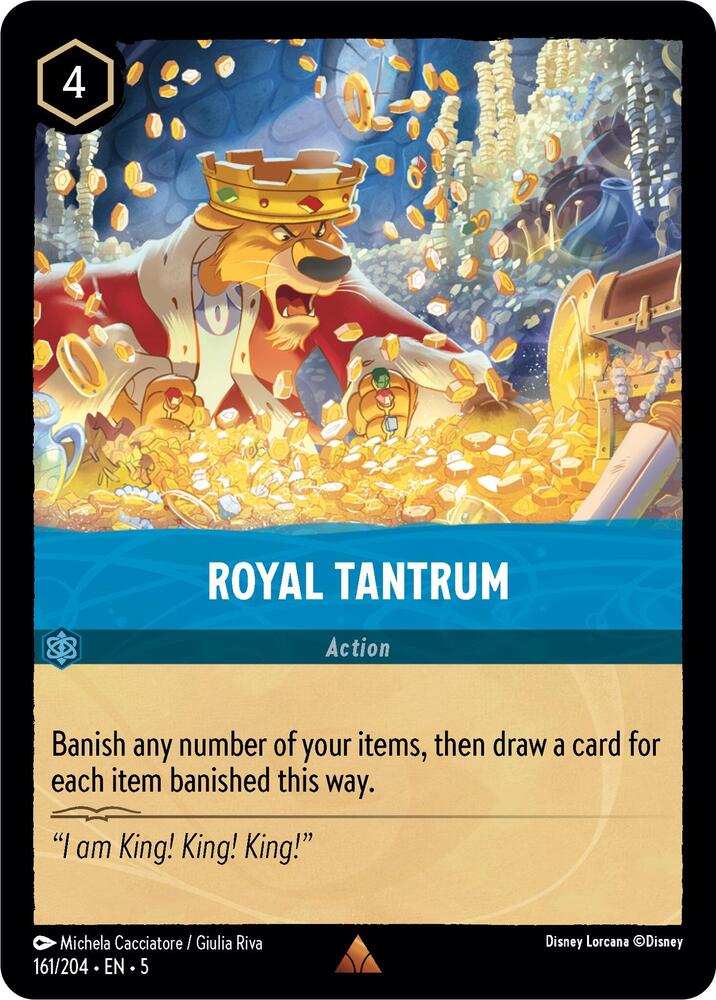 Royal Tantrum 161/204 (Shimmering Skies)  - Cold Foil