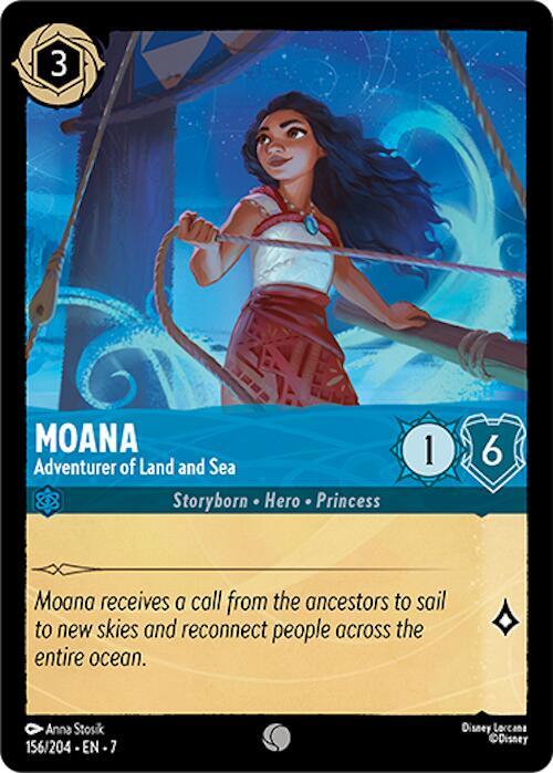 Moana, Adventurer of Land and Sea 156/204 (Archazia's Island) 