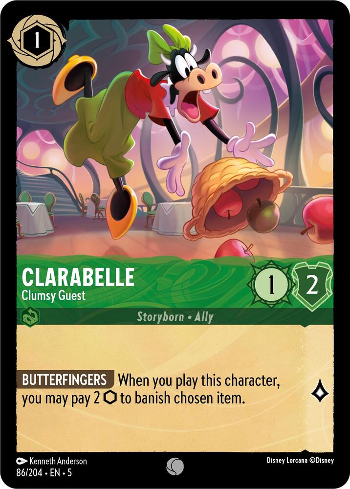 Clarabelle, Clumsy Guest 86/204 (Shimmering Skies) 